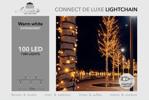 100-lamps LED buitenverlichting, koppelbaar, Connectable Deluxe - afbeelding 2