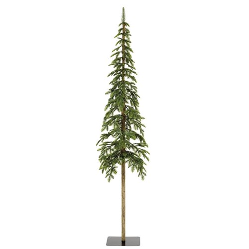 Everlands Alpine kunstkerstboom groen - H 210 x D 50 cm - afbeelding 1