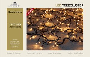 Anna's Collection treeclusterverlichting klassiek warm met 1152 lampjes - L 1500 cm - afbeelding 3