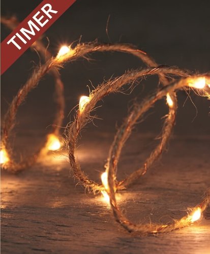 B.O.T. VERLICHT JUTE 20LED/1M CLASSIC 6/18H TIMER 2XAA