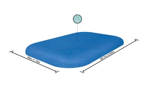 Bestway  familiezwembad cover rechthoek 262 - afbeelding 1