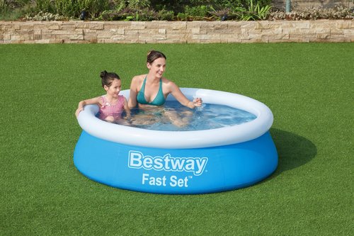 Bestway zwembad fast set rond 183 - afbeelding 3