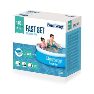 Bestway zwembad fast set rond 183 - afbeelding 7