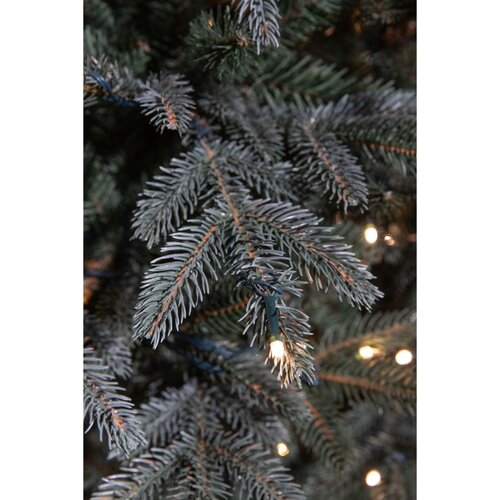 Black Box Trees Frasier Fir kunstkerstboom LED blauw - H 185 x D 124 cm - afbeelding 3