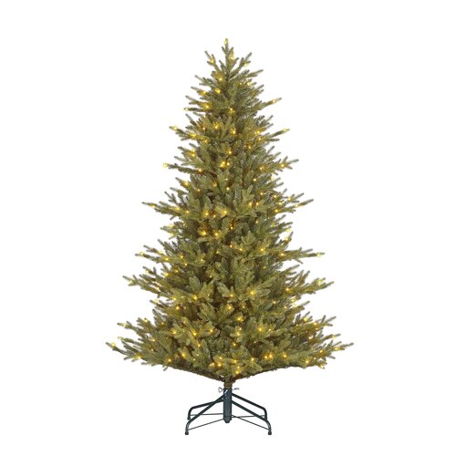 Black Box Trees Meran kunstkerstboom verlicht - H 185 x D 127 cm - afbeelding 1