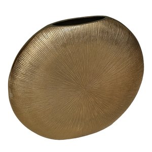 Bloemenvaas Brass antique - 33 x 9 x 37 cm - afbeelding 2