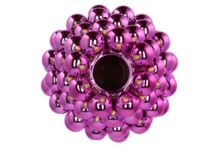 Christmasball Fuchsia Vaas 26 x 29 cm - afbeelding 2