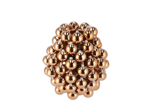 Christmasball Gold Vaas 15 x 16 cm - afbeelding 1