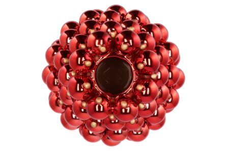 Christmasball Red Vaas 26 x 29 cm - afbeelding 2