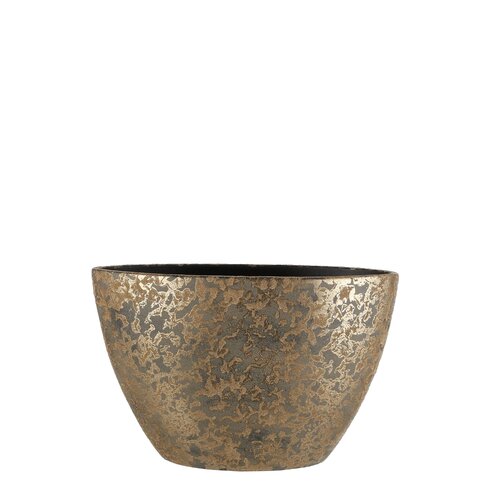 Clemente pot ovaal goud - L 41 x B 20 x H 26 cm