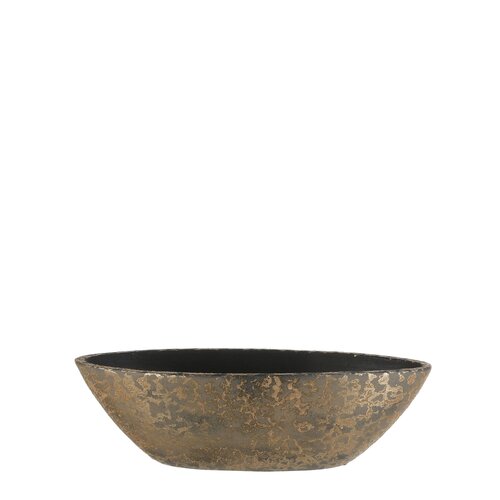 Clemente pot ovaal goud - L 48 x B 19 x H 15 cm