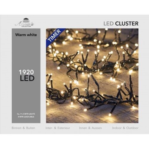 Anna's Collection clusterverlichting warm wit met 1920 lampjes - L 1150 cm - afbeelding 1