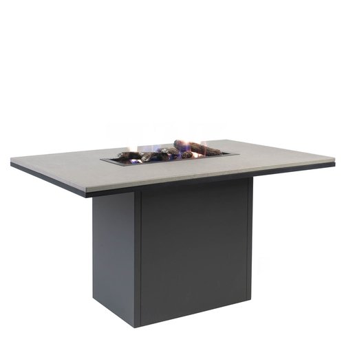 Cosi fires Cosiloft 120 relax dining black frame / grey top - afbeelding 1