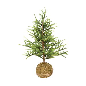 Deco kerstboom moskluit - H 72 cm - afbeelding 1