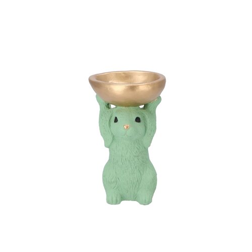 Decoratieschaal Bunny Bowl Oranje - D 11 x H 18 - afbeelding 1