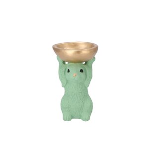 Decoratieschaal Bunny Bowl Oranje - D 11 x H 18 - afbeelding 1