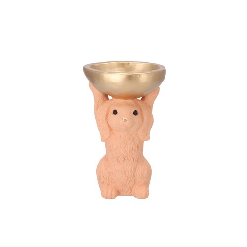 Decoratieschaal Bunny Bowl Oranje - D 15 x H 23 - afbeelding 1