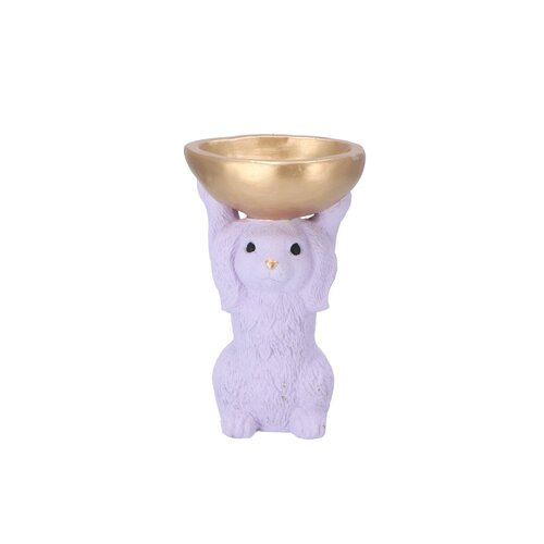 Decoratieschaal Bunny Bowl Paars - D 15 x H 23 - afbeelding 1