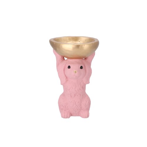 Decoratieschaal Bunny Bowl Roze - D 15 x H 23 - afbeelding 1