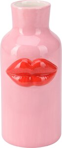 Decoratievaas met lipjes, 3 soorten - H 15,3 cm - afbeelding 2