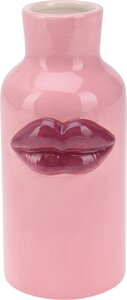 Decoratievaas met lipjes, 3 soorten - H 15,3 cm - afbeelding 3