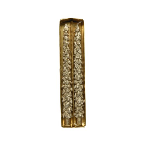 Decoris Kaarsen  goud - L 5,7 x B 26,4 x H 3,8 cm - afbeelding 1