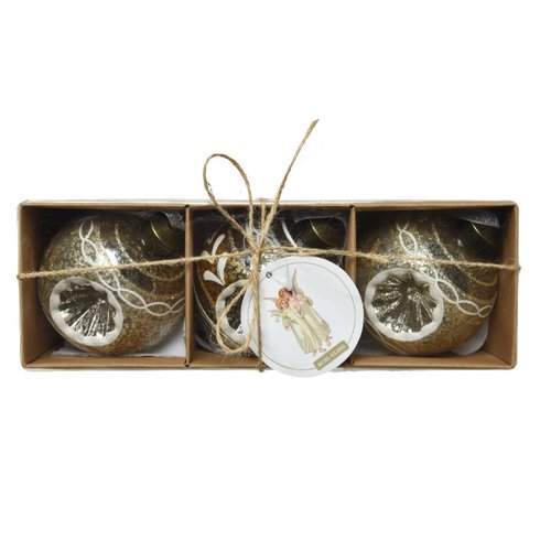 Decoris kerstballen glas mix