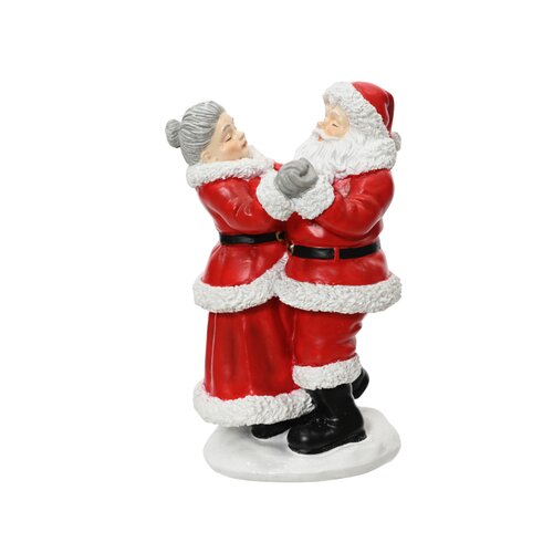 Decoris kerstman rood/kleur(en) - L 9,5 x B 8 x H 16 cm