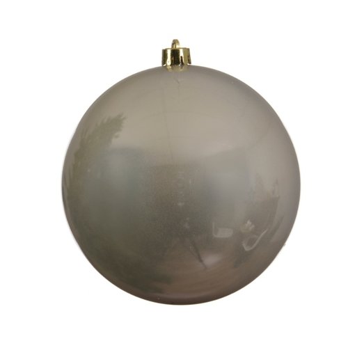 Decoris kunststof kerstbal XL parel - D 20 cm