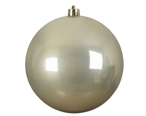 Decoris kunststof kerstbal XL parel - D 25 cm