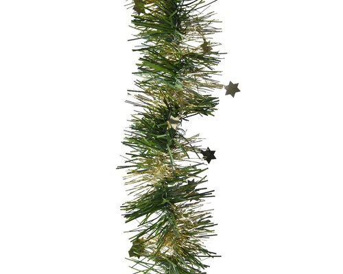 Decoris lametta guirlande Groen, goud 2.7 m