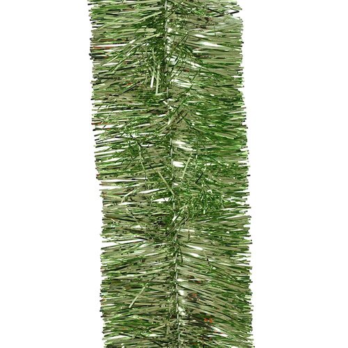 Decoris lametta guirlande groene thee - D 7 x H 270 cm