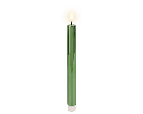 Decoris LED dinerkaars groen 24,5 cm