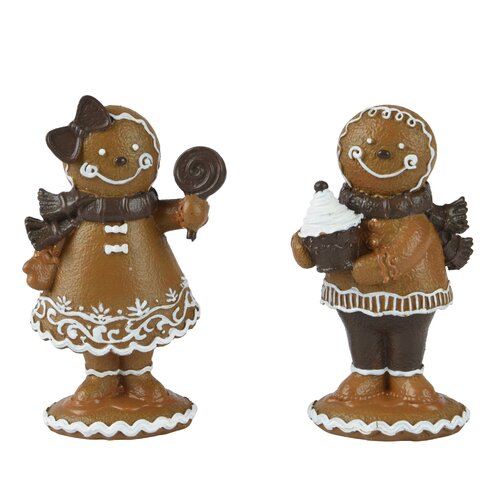 Decoris peperkoek figuur bruin - L 6 x B 4,3 x H 11 cm