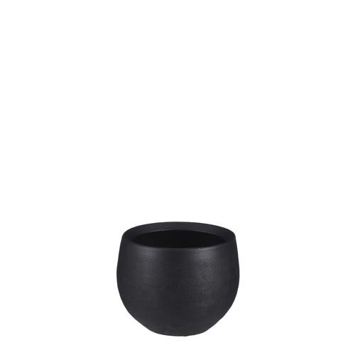 Douro pot rond zwart mat - h13xd16cm