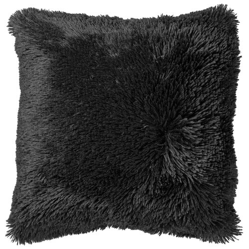 Dutch Decor sierkussen Fluffy Raven - B 45 x H 45 cm - afbeelding 1