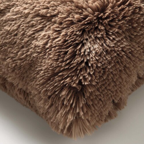 Dutch Decor sierkussen Fluffy Tobacco Brown - B 45 x H 45 cm - afbeelding 2