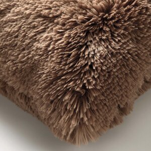 Dutch Decor sierkussen Fluffy Tobacco Brown - B 45 x H 45 cm - afbeelding 2