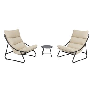 Lazize 2-zits loungeset antraciet