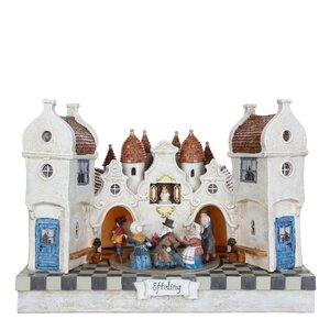 Efteling Verlichte straat Zwaan kleef aan (incl. adapter) - 31 x 19 x 22 cm - afbeelding 1