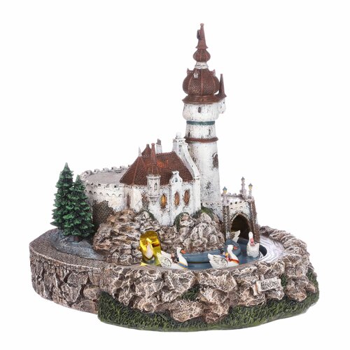 Efteling Zes zwanen (incl. adapter) - 24 x 31 x 27,5 cm - afbeelding 1