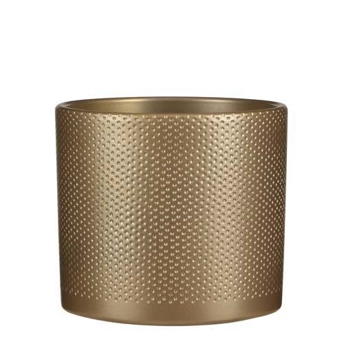 Era pot rond goud relief - h17,5xd19,5cm