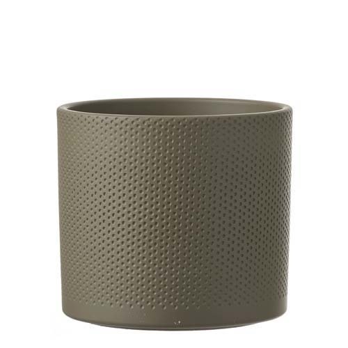 Era pot rond groen relief - h21,5xd23cm