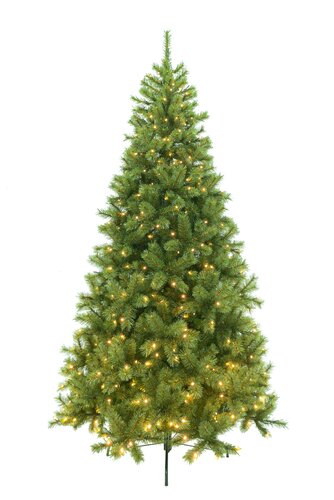 Everest kunstkerstboom verlicht - H 400 x D 160 cm - afbeelding 1