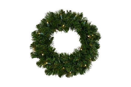 Evergreen Colorado spruce LED Krans - H 40 x D 40 cm