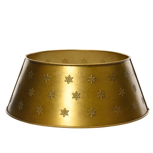 Everlands boomring metaal  goud antiek - D 57 x H 25 cm