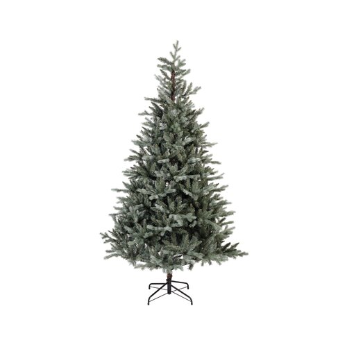 Everlands kunstkerstboom Allison grijs/wit - D 112 x H 180 cm