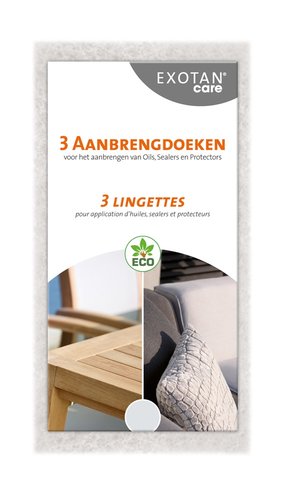 Exotan Care Aanbrengdoeken (set van 3)