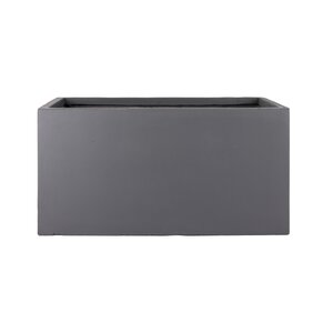 Fibre clay bak rechthoek 60 x 30 x 30 cm Dark grey