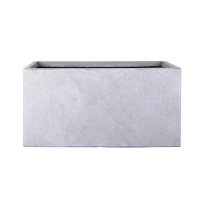 Fibre clay bak rechthoek 60 x 30 x 30 cm Light grey